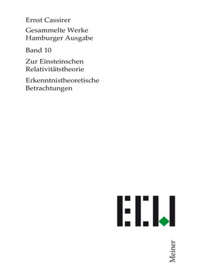 cover image of Zur Einsteinschen Relativitätstheorie